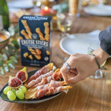 John Wm. Macy's - Original Cheddar CheeseSticks - Hand Crafted, Non GMO, and Nothing Artificial - Made with Real Cheese - 4 oz. Cartons - 3 Pack