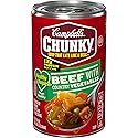 Campbell’s Chunky Healthy Request Soup, Beef Soup with Country Vegetables, 18.8 Oz Can