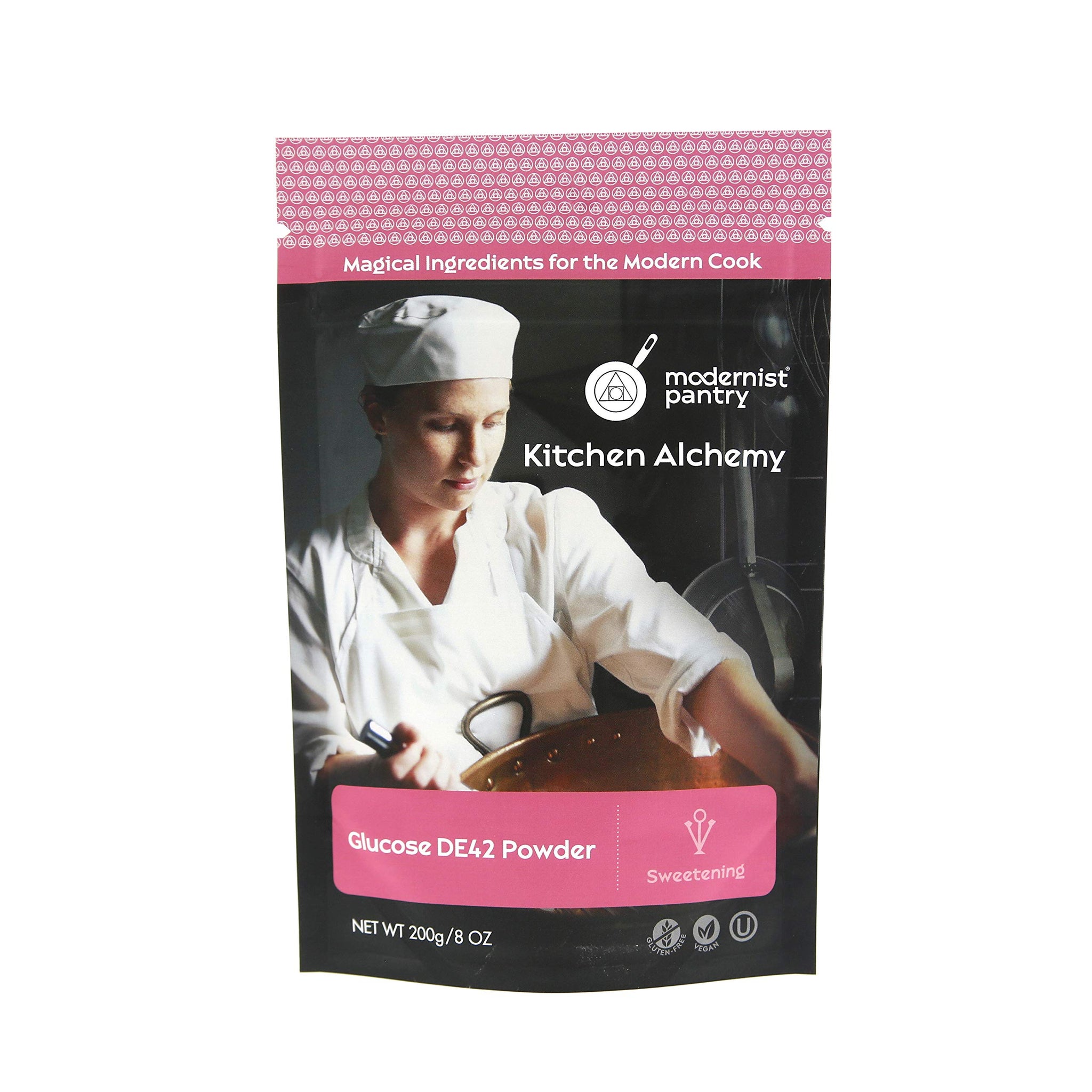 Pure Glucose DE 42 Powder [syrup solids] Vegan Gluten-Free OU Kosher Certified - 200g/7oz
