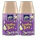 Glade Automatic Spray Refill, Air Freshener for Home and Bathroom, Sparkling Pear, 6.2 Oz, 2 Count