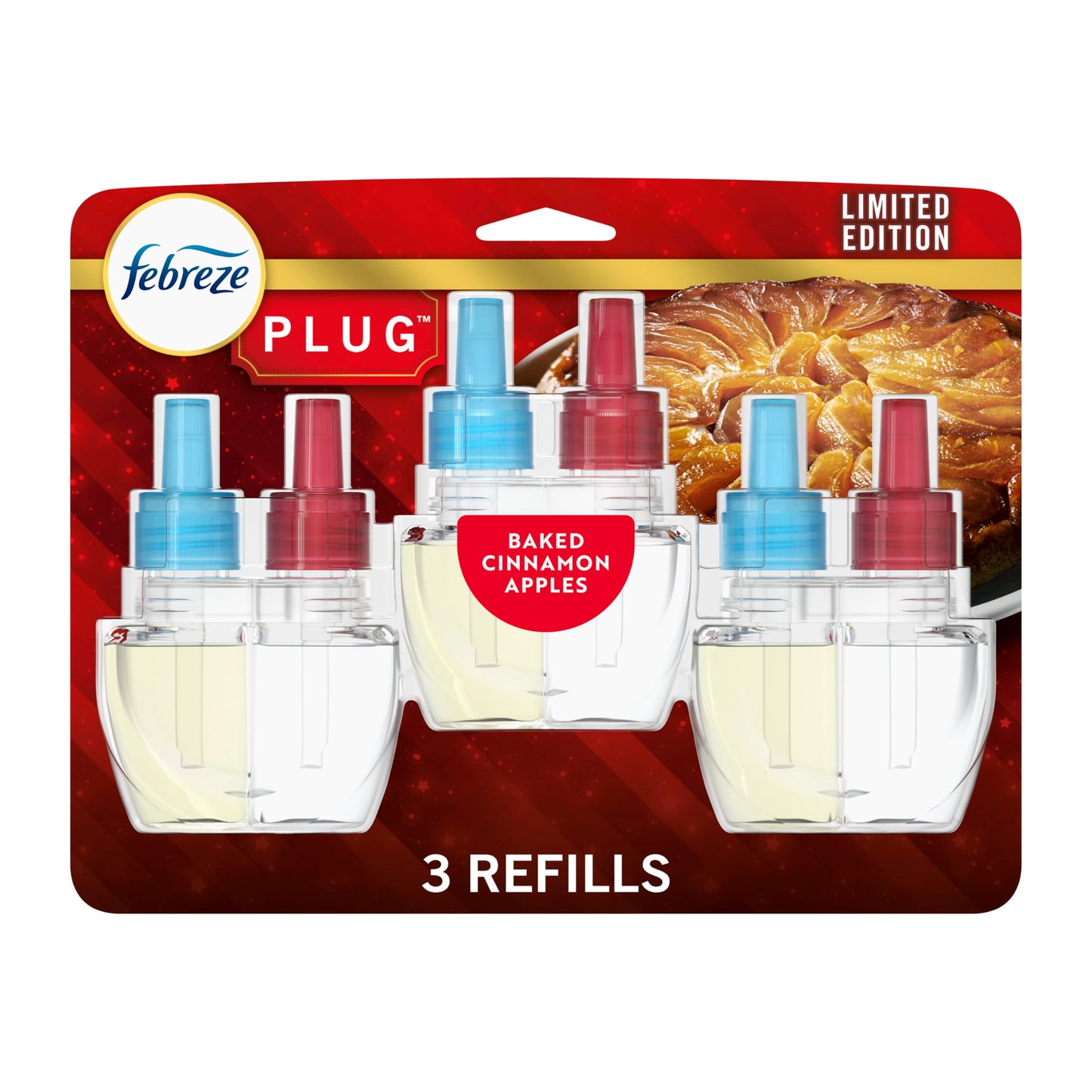 Febreze Plug In Air Freshener, Odor-Fighting Scented Oil Refill, Air Fresheners for Home and Bathroom and Kitchen, Long Lasting for Strong Odors