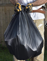 Aluf Plastics Heavy Duty 55 Gallon Trash Bags - (Value 50 Pack) - 1.5 MIL equivalent Industrial Strength Plastic 35" x 55" for 50-55 Gal Cans -Fits