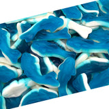 Blue Gummy Sharks Candy | 1 Pound Bag | Shark Gummies | Blue Candy for Buffets, Decorative Jars, Goodie Bags, and Themed Events | Blue Raspberry