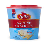 La Fe Premium Crackers in a 23-count resealable Tub (24.3 Ounce (Pack of 1), Saltines)