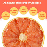 Dried Grapefruit Slices, 8.82oz/250g,Dehydrated fruit for Cocktails garnish, 100% Natural Fruit No Additives No Sugar Added,For Crafts, Cake