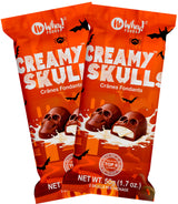 Halloween Creamy Skulls, 2 PC, Vegan, Dairy Free, Allergy Friendly
