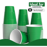 Party Solids 18 Oz Emerald Green Plastic Cups For Party Supplies 50 Pack | Emerald Green Disposable Cups Plastic | Disposable Drinkware For Parties