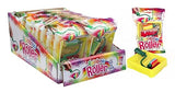 Rainbow Roller Candy with Sour Gel Candy, Sweet and Sour Fruity Lollipop, Paint Your Tongue Fun, 0.78 oz, Pack of 20