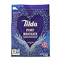 Tilda Pure Basmati Rice, Premium Aromatic and Authentic Rice, Large Resealable Bag, 10-Pound Bag,White