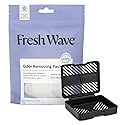 Fresh Wave Lavender Odor Eliminating & Deodorizing Packs | Bag of 6 & Fresh Pod Case | Safer Odor Relief for Small Spaces | Natural Plant-Based Odor