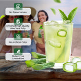 OKF Aloe Vera Drink Juice with Pure Aloe Pulp, Variety, 16.9 oz. (Original, Pack of 20), Plant Based Drink, Korean drinks