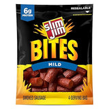 Slim Jim Bites, Mild Bite-Sized Smoked Sausage Snacks, 3.75 oz.