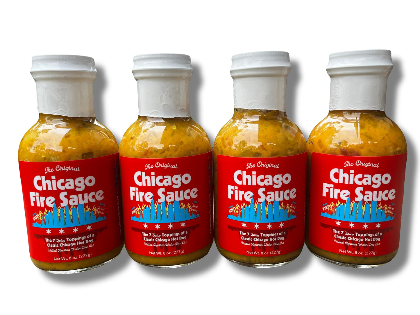 Big Fork Brands The Original Chicago Fire Sauce, 8 oz, 4-Pack