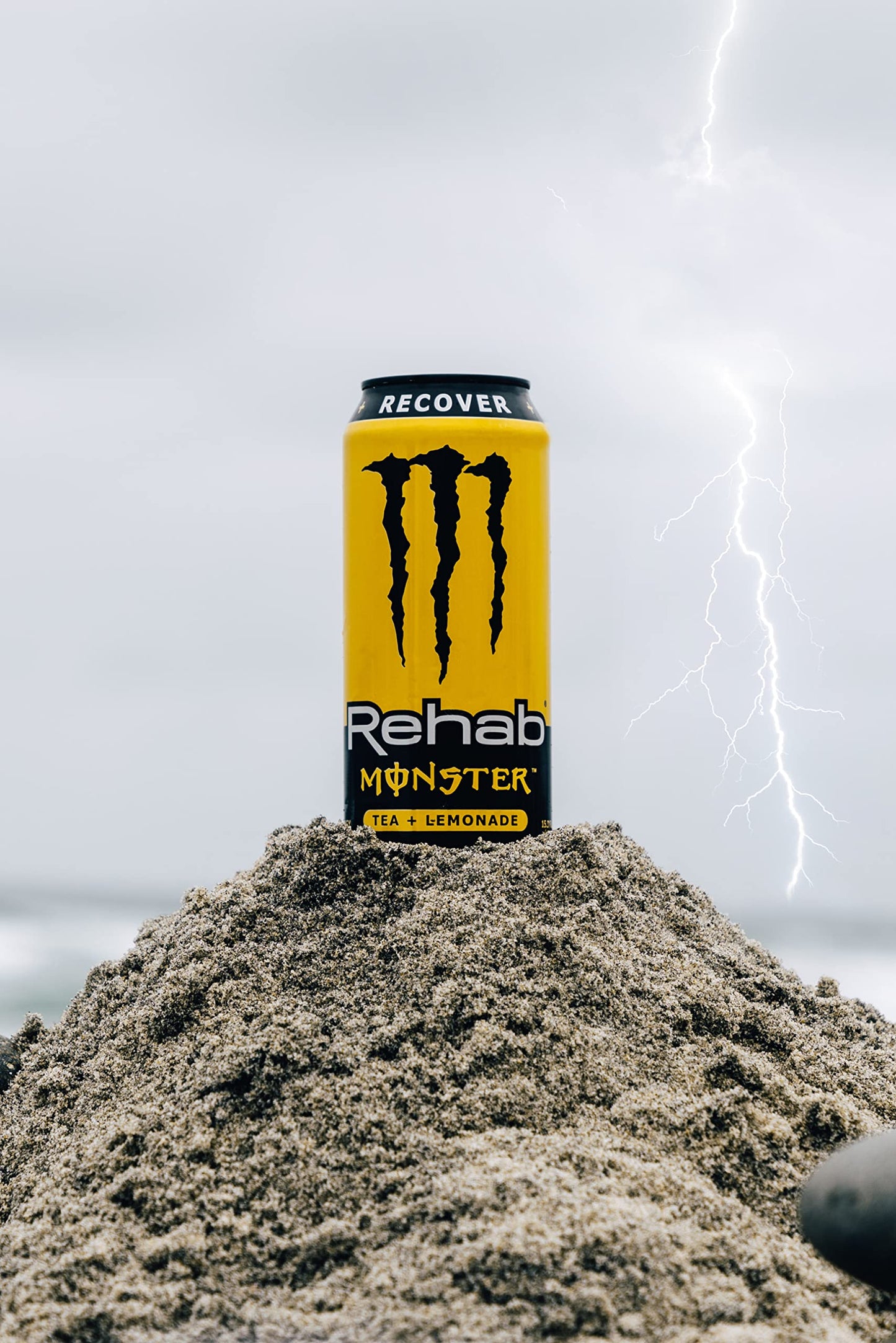 Monster Rehab Tea + Lemonade + Energy, Energy Drink 15.5 Ounce