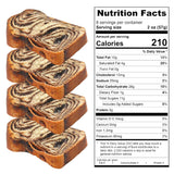 Reisman's Bakery Chocolate Babka Cake, Fresh Dessert, Nut-Free and Dairy-Free Chocolate Cake, OU Kosher-Certified Babka Bread, 1 lb, Pack of 1