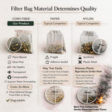 YPHFPDDONT Premium Golden Eyebrow Black Tea Bags - Luxury Whole Leaf Tea, Individually Wrapped Eco-Friendly Corn Fiber Sachets, Unsmoked Sweet Honey
