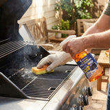 Grill Cleaner for Outdoor Grill - Bbq Cleaner Spray and Griddle Cleaner Kit with Grill Cleaning Tools and Citrus Cleaner 4 Pack