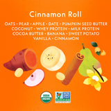 ONCE UPON A FARM Organic Cinnamon Roll Oat Bar Sgl, 1.6 OZ