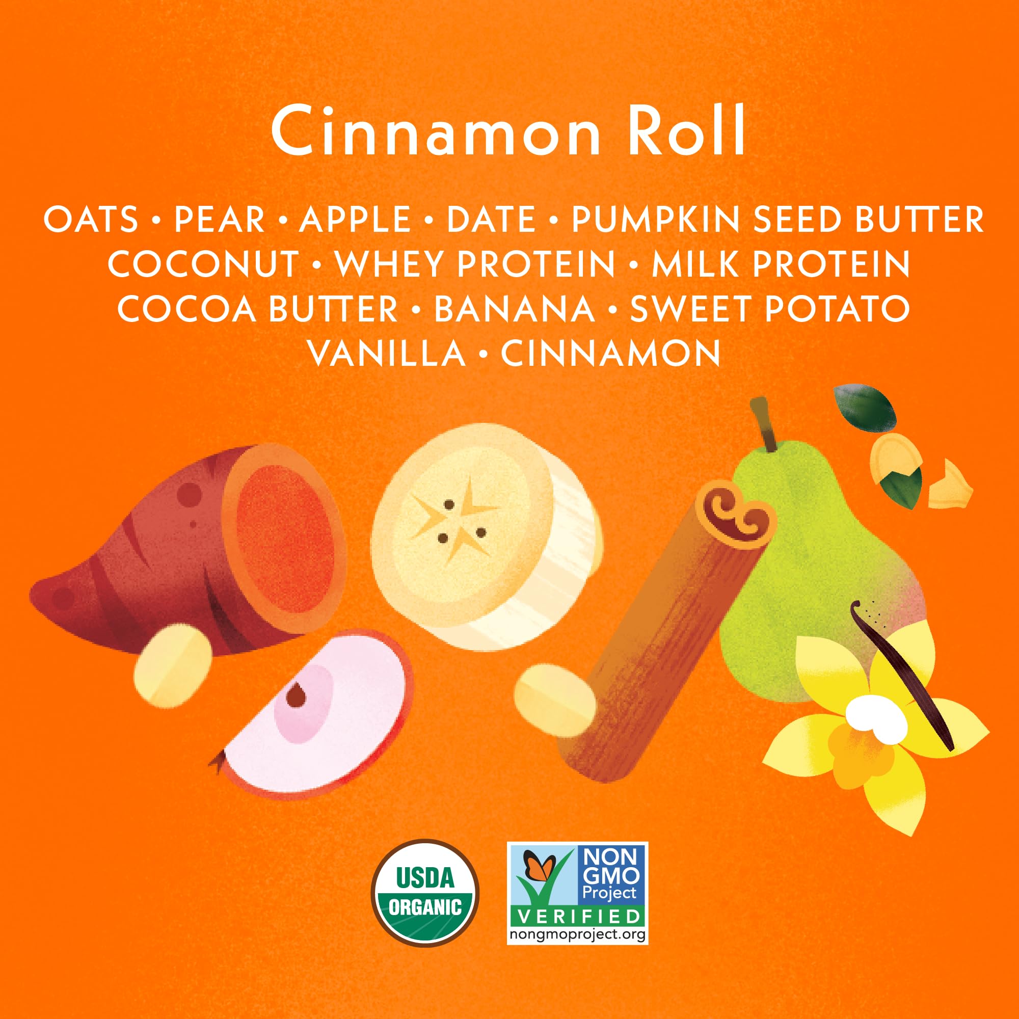 ONCE UPON A FARM Organic Cinnamon Roll Oat Bar Sgl, 1.6 OZ