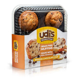 Udi's Gluten Free Banana Chocolate Chip Muffins, Frozen, 10 oz. 4-Count