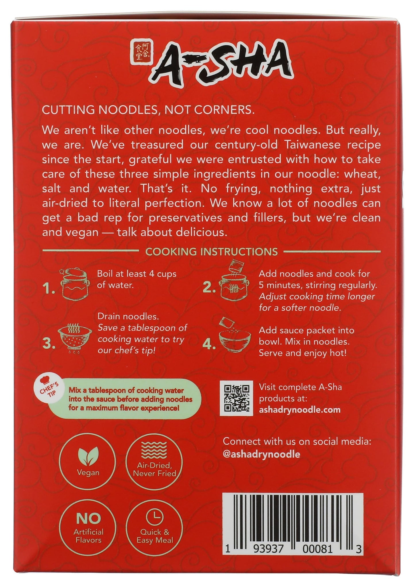 A-Sha Galaxy Noodles with Spicy Sauce 4pk, 13.4 OZ
