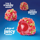 NERDS Juicy Gummy Clusters, Strawberry Punch, Juicy and Gummy Candy, 1 Share Pouch, for Snacking and Sharing, 2.65 oz