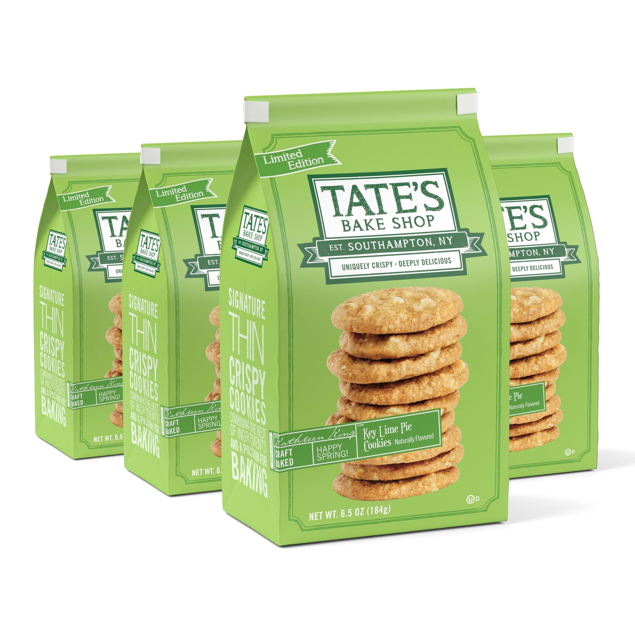 Tate's Bake Shop Key Lime Pie, 4-6.5oz Bags