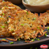 Streit's Low Sodium Potato Pancake Mix - Kosher Certified, Suitable for Passover, Gluten Free, No MSG Added, Just Add Water, Vegan-Friendly, Family Owned (6oz, Pack of 3)