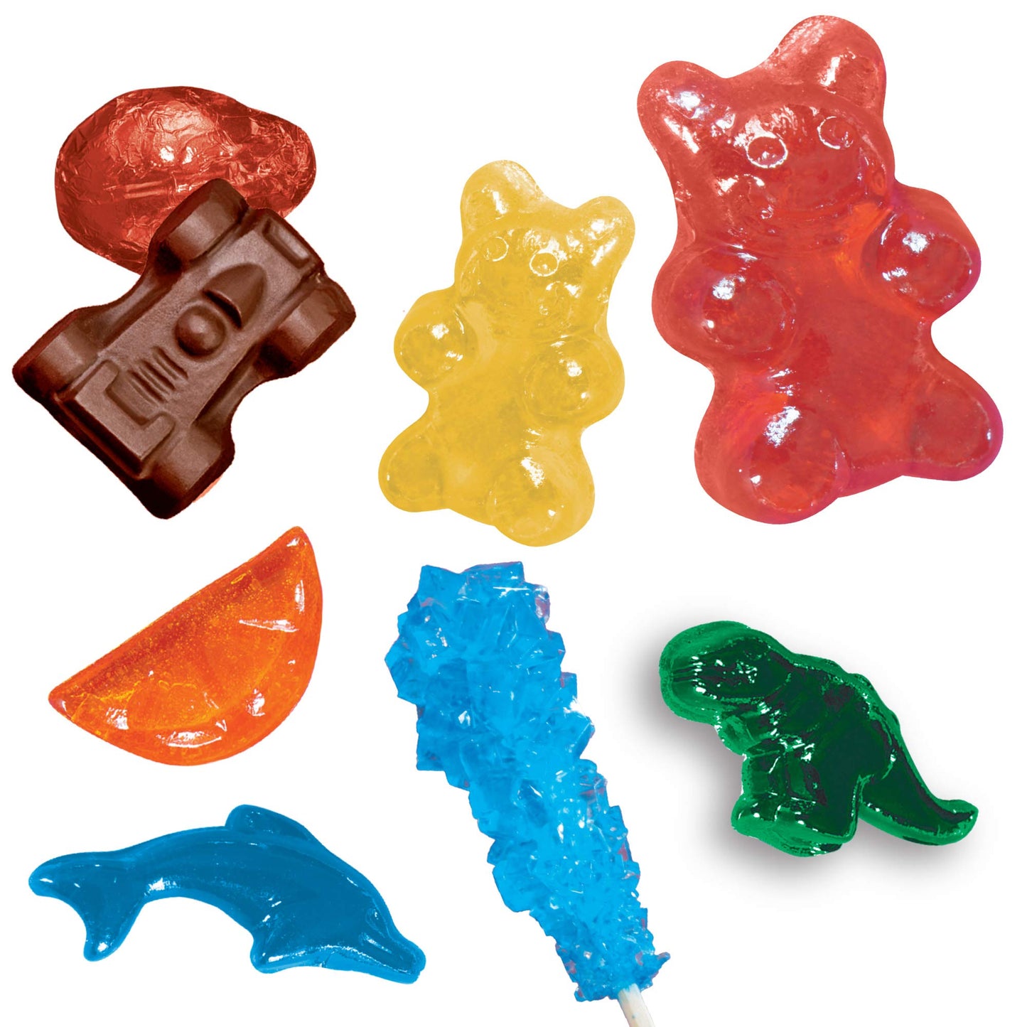 Thames & Kosmos Candy Chemistry | Science Kit | Rock Candy, Chocolates, Gummy Bears, Wintergreen Candies | 48 Page Full-Color Manual | Ages 10+ |