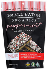 SMALL BATCH ORGANICS Organic Peppermint Granola Bark, 8 OZ