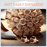 Amosfun 50pcs Chocolate Bouquet Holder Plastic Candy Holder for Flower Arrangements for Valentine Day Birthdays and Special Occasions