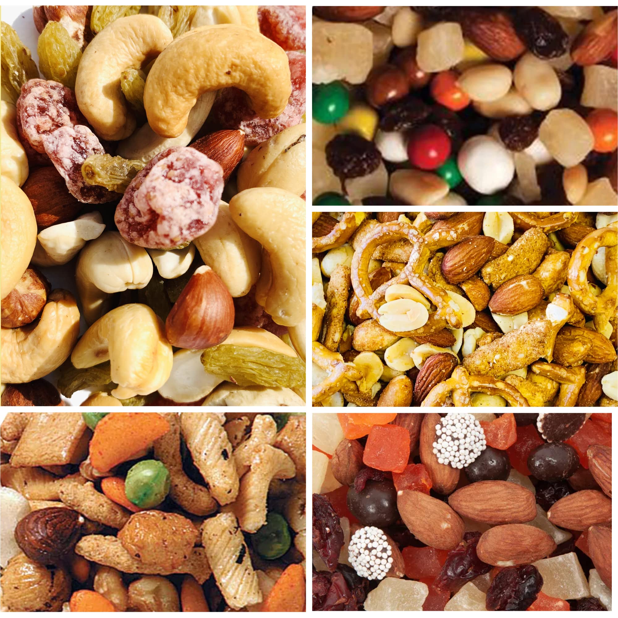 NY SPICE SHOP Trail Mix Snacks Pack - Dried Fruit, Snack Gift Pack - Holiday Nuts Gift Basket - Variety of Fruits - Classic Fruit & Nut Trail Mix