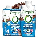 Orgain Organic Nutritional Vegan Protein Shake, Smooth Chocolate - 16g Plant Based Protein, Meal Replacement, 22 Vitamins & Minerals, Fruits