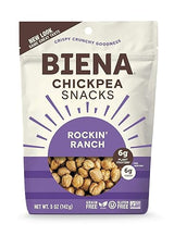 BIENA Rockin' Ranch Chickpea Snacks | Gluten Free | Vegan | Dairy Free | Plant-Based Protein (Single 5 oz. Bag)