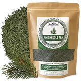 Sou Zen Pine Needle Tea Loose Leaf 4oz | Korean Pine Needle Herbal Tea from Changbai Mountains | Caffeine Free Loose Leaf Tea | Raw, Non-GMO, No