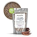 Nelson's Tea Cut & Sifted Carob Bean Pods - Sugar Free Chocolate Alternative, Dried Ceratonia Siliqua Pods for Lower-Sugar, Theobromine-Free Chocolate, Baking, Tea, Snacks, Cooking, Desserts, (1oz)