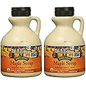 Coombs Family Farms Organic Maple Syrup, Grade A Amber Color, Rich Taste, 16 Fl Oz(2-Pack)