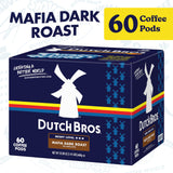 Dutch Bros® Mafia Dark Roast, 60 Count, Dark Roast, Single Serve Coffee Pods for Keurig K-Cup Brewers