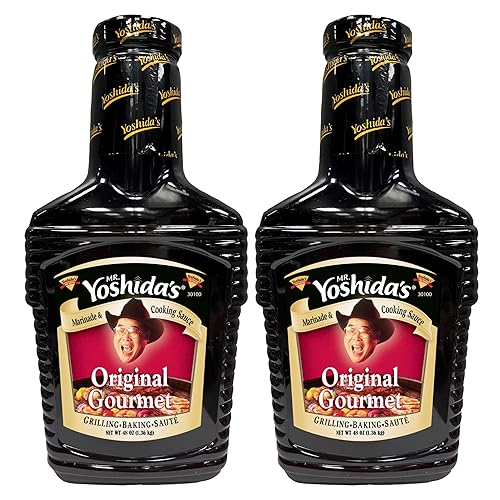 Mr. Yoshida's Original Japanese Barbecue Gourmet Marinade & Cooking Sauce, 2-48 oz Bottles (48 Fl Oz (Pack of 2))