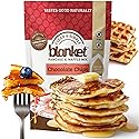 Blanket Pancakes and Waffle Mix - Chocolate Chip Pancake Mix - Just Add Water, No Preservatives - Clean Breakfast Staple with Homestyle Taste - Non-GMO, Comfort Food Classic - 16 oz (1 Pack)