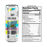 CELSIUS Sparkling Electric Vibe, Functional Energy Drink 12 Fl Oz (Pack of 12)