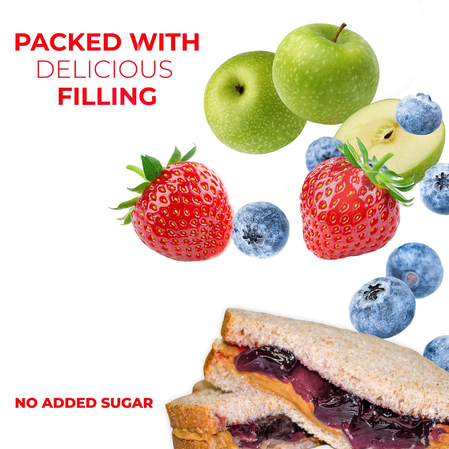 Betty Lou's Fruit Bars & PB&J Bars Variety Pack, Gluten Free, Vegan, Non GMO, Deliciously Healthy Snacks, Individually Wrapped, 2oz Each (12 Pack)