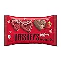 HERSHEY'S Milk Chocolate Filled with Strawberry Flavored Crème Hearts Candy, Valentine's Day Candy, 10 Oz. Bag
