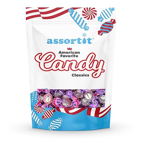 Premium Italian Berry Jelly Candies - 2.25lb 4 Flavors Berry Assortment - Vegan, Gluten Free, Natural Flavors, Individually Wrapped, Perfect