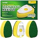 Dishwand Refills Sponge Heads for Scotch-Brite Dish Wand, Non Scratch Heavy Duty Scrub Brush Sponges, Soap Dispensing Scrubbers, Dish Wand Refill Head