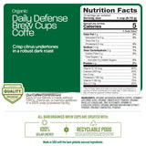 Daily Defense Organic Coffee Pods - Coffee with Maitake, Ginger Root, Lemon Peel & Superfoods - Healthy Mold Free Probiotic beverage, Vegan, Gluten