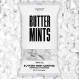 Candy Envy - White Wrapped Buttermints - 13 oz. Bag - 100 Individually Wrapped White Candy Mints