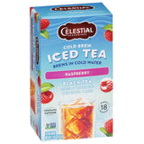 Celestial Seasonings Cold Brew Raspberry Black Iced Tea 18 Tea Bags