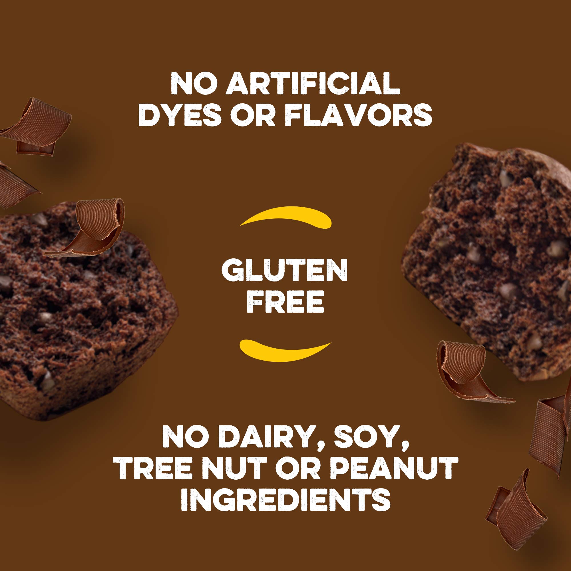 Udi's Gluten Free Double Chocolate Muffins, Frozen, 10 oz 4 ct, 10 oz (frozen)
