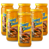Saucy Susan Peach Apricot ORIGINAL Sauce - 6 Pack (6 × 19 oz Jars) - Sweet & tangy blend of apricots, peaches & spices; ideal for glazing, dipping